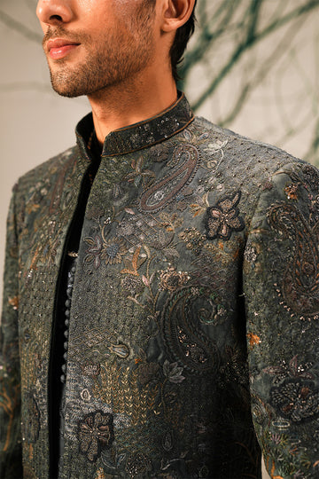 'YUNUS' HAND EMBROIDERED SHERWANI